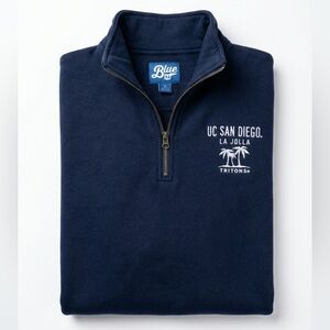 Blue 84 Navy UC San Diego Quarter-Zip Sweater